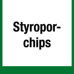 Wertstoffkennzeichen - Styroporchips