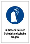 Gebotsschild - Schutzhandschuhe tragen