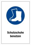 Gebotsschild - Schutzschuhe benutzen