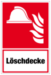 Brandschutzzeichen - Löschdecke