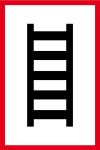 Feuerwehrschild - Leiter