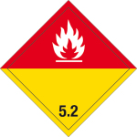 Gefahrgutzeichen - Organische Peroxide  