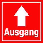 Türkennzeichnung - Ausgang  