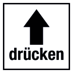 Türkennzeichnung - drücken 