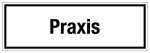 Krankenhaus- und Praxisschild - Praxis