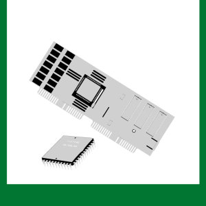 Wertstoffkennzeichen - Elektronikschrott  - Folie Selbstklebend - 5 x 5 cm