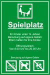 Spielplatzschild - Spielplatz